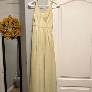 PROM sparkler yellow dress